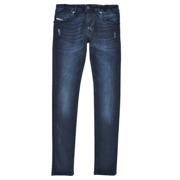 Clothing Boy Skinny jeans Diesel SLEENKER Blue / Dark