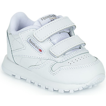 Reebok Classic  CL LTHR 2V  boys's Children's Shoes (Trainers) in White