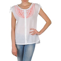 Clothing Women Short-sleeved shirts Antik Batik AYLA White