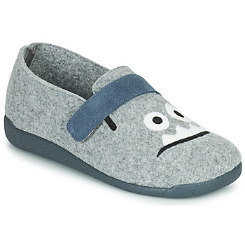 Shoes Boy Slippers Citrouille et Compagnie POIVA Grey