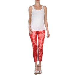 Clothing Women Cropped trousers Eleven Paris DAISY Red / White