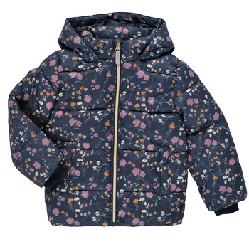 Clothing Girl Duffel coats Name it NMFMAY PUFFER JACKET Marine / Multicolour
