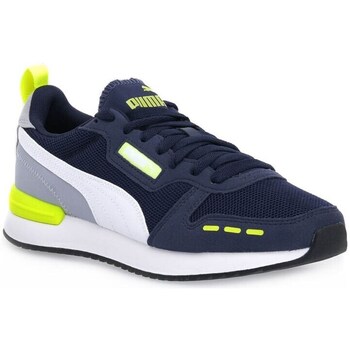 Shoes Men Low top trainers Puma R78 Peacoat Grey, White, Navy blue