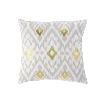 Home Cushions covers Douceur d intérieur LULAGOLD White
