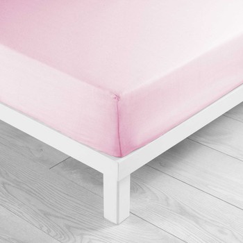 Home Fitted sheet Douceur d intérieur LINA Pink / Clear
