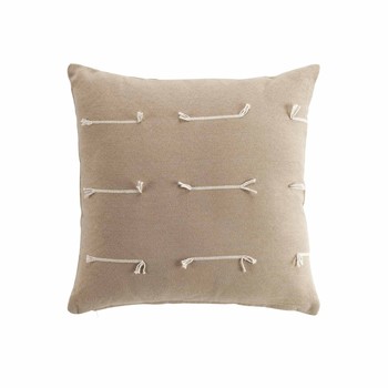 Home Cushions covers Douceur d intérieur FILEO Taupe