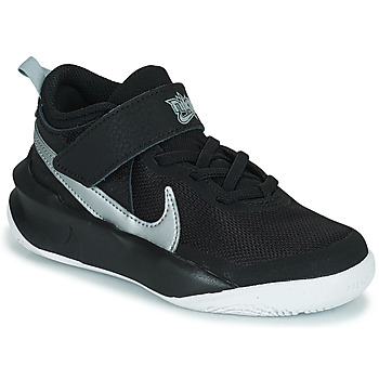 Shoes Children Hi top trainers Nike TEAM HUSTLE D 10 (PS) Black / Silver