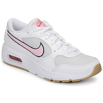 Shoes Children Low top trainers Nike NIKE AIR MAX SC SE (GS) White / Pink