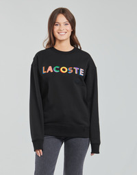 Clothing Women Sweaters Lacoste LEO Black