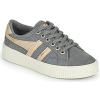 Shoes Women Low top trainers Gola BASELINE MARK COX MIRROR Grey / Gold