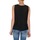 Clothing Women Tops / Sleeveless T-shirts Majestic MANON Black