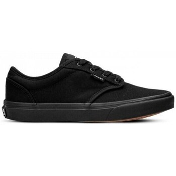 Shoes Children Low top trainers Vans Atwood Black