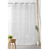 Home Sheer curtains Linder BAMBOO White