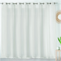 Home Sheer curtains Linder ETAMINE GIVREE White / Broken