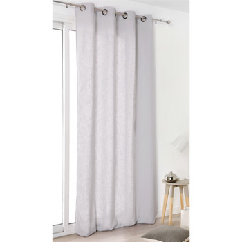 Home Curtains & blinds Linder TOILE ASP.LIN Grey / Clear