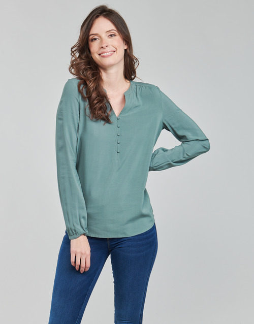 Clothing Women Tops / Blouses Only ONLNEW EDDIE Green