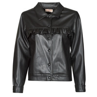 Clothing Women Leather jackets / Imitation leather Moony Mood PABLIS Black