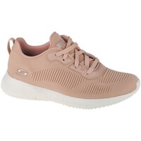 Shoes Women Low top trainers Skechers Bobs Squadtough Talk Pink