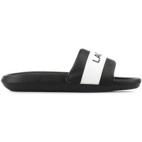 Shoes Women Sliders Lacoste Croco Slide Black, White