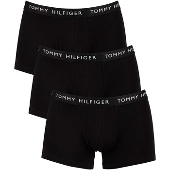 Underwear Men Boxer shorts Tommy Hilfiger 3 Pack Trunks black