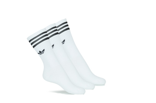 Underwear High socks adidas Originals SOLID CREW SOCK X3 White
