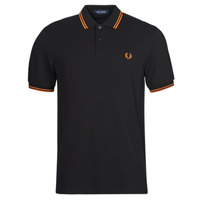 Clothing Men Short-sleeved polo shirts Fred Perry TWIN TIPPED FRED PERRY SHIRT Black