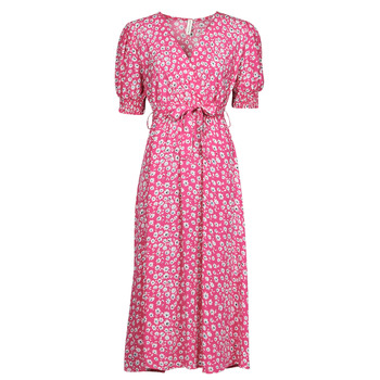 Clothing Women Long Dresses Fashion brands 10351-NOIR Pink