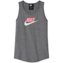 Clothing Girl Tops / Sleeveless T-shirts Nike Sportswear Grey