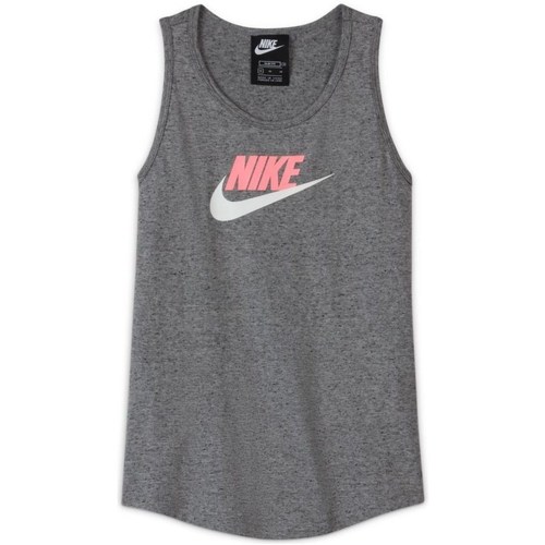 Clothing Girl Short-sleeved t-shirts Nike Sportswear Grey