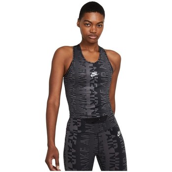 Clothing Women Short-sleeved t-shirts Nike Wmns Air Printed Top Black
