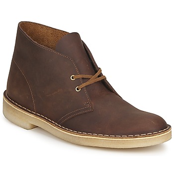 Shoes Men Mid boots Clarks DESERT BOOT Brown