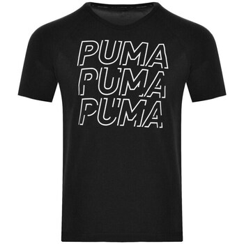 Clothing Men Short-sleeved t-shirts Puma Drycell Modern Sports Logo Black