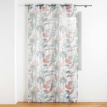 Home Sheer curtains Douceur d intérieur TERRA NOVA White