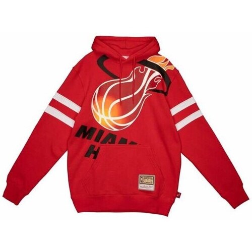 Clothing Men Sweaters Mitchell And Ness Nba Miami Heat Red