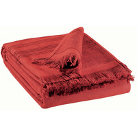 Home Towel and flannel Vivaraise CANCUN Red