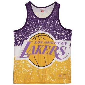 Clothing Men Short-sleeved t-shirts Mitchell And Ness Nba LA Lakers Tank Top Purple