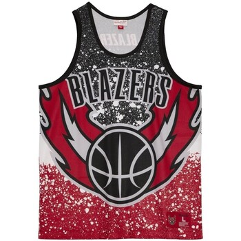 Clothing Men Short-sleeved t-shirts Mitchell And Ness Nba Portland Trail Blazers Tank Top Red