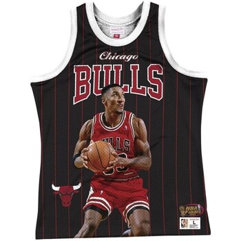 Clothing Men Short-sleeved t-shirts Mitchell And Ness Nba Chicago Bulls Scottie Pippen Black