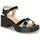 Shoes Women Sandals JB Martin LUNAIRE Varnish / Black