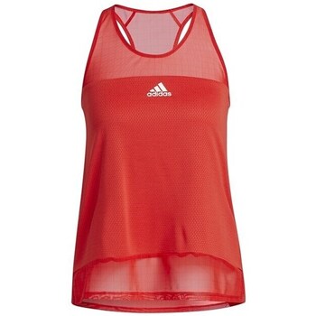 Clothing Women Short-sleeved t-shirts adidas Originals Training Heatrdy Mesh Tank Top Red