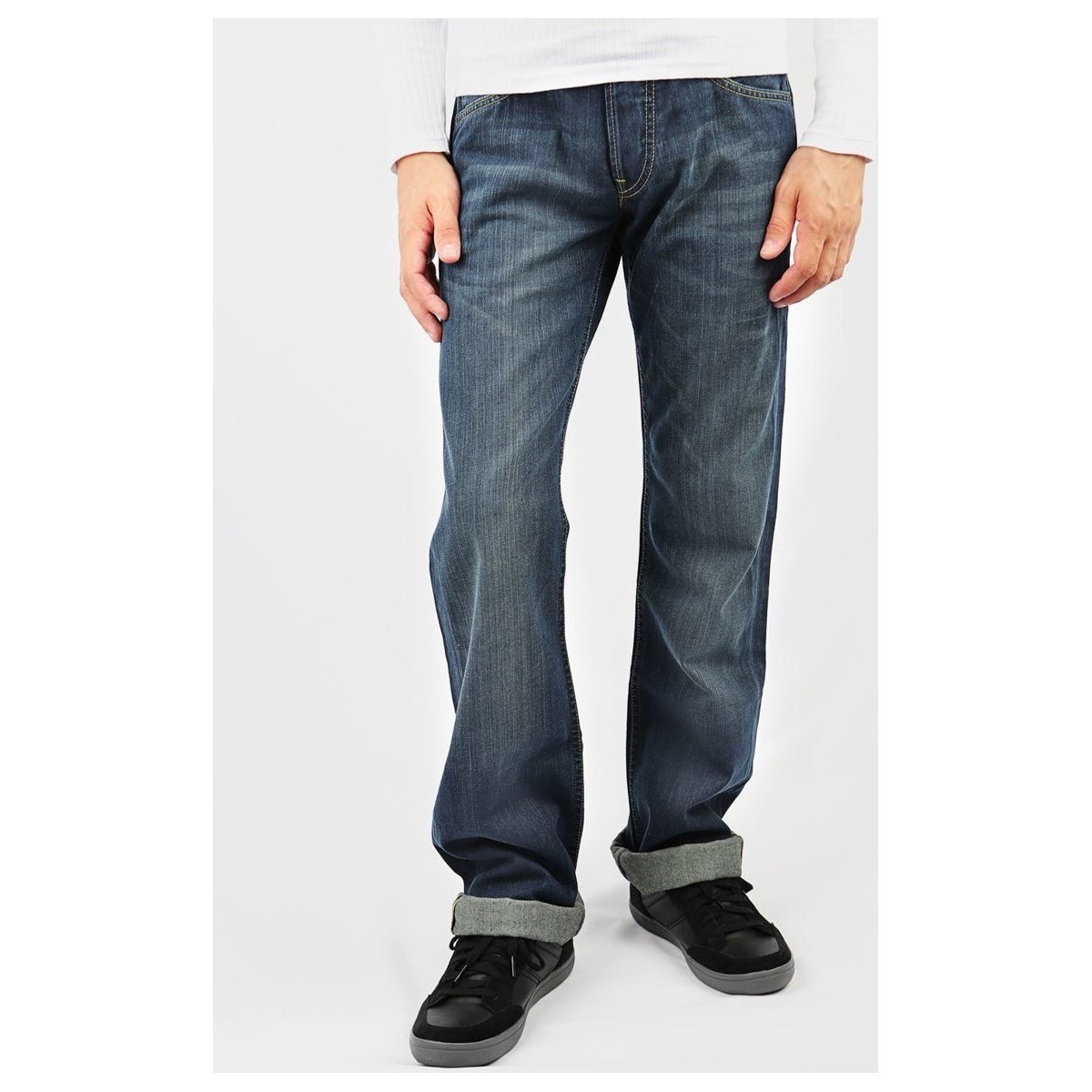 Clothing Men Straight jeans Lee Dexter L707OECO Blue