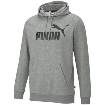 Clothing Men Sweaters Puma Essential Big Logo Hoody Grey