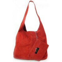Bags Women Handbags Vera Pelle Shopper Bag XL A4 Red