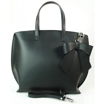 Bags Women Handbags Vera Pelle A4 Shopper Bag Black