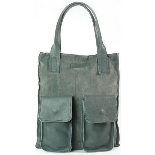 Bags Women Handbags Vera Pelle Xxl A4 Grey