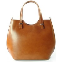 Bags Women Shopping Bags / Baskets Vera Pelle Zarka Shopper Bag Brown