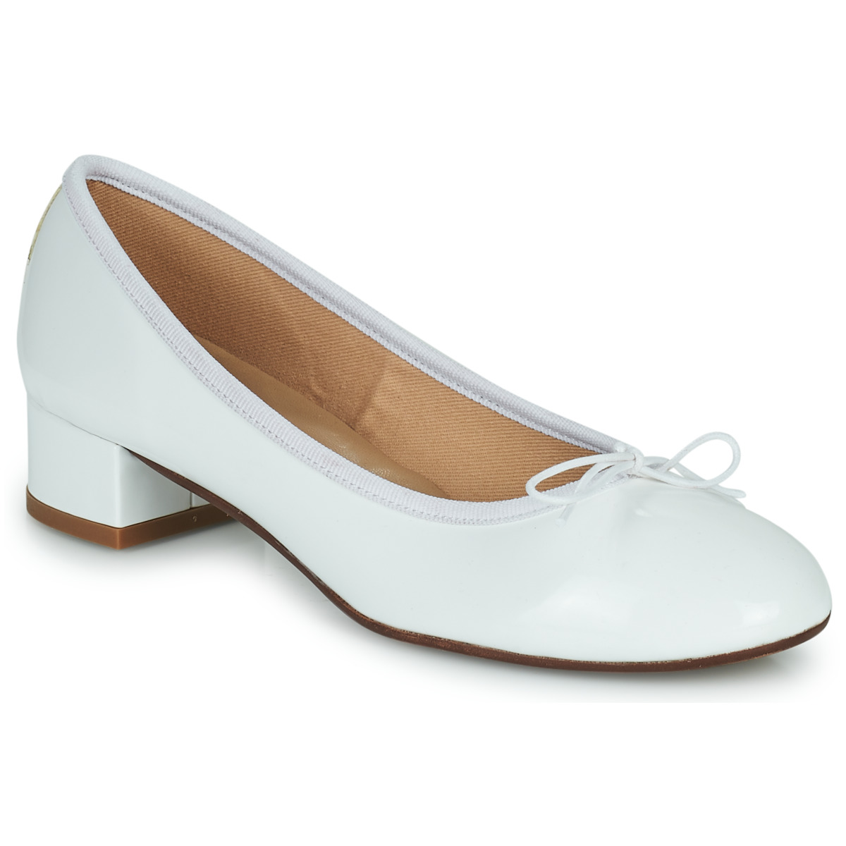 jb martin  reve  women's shoes (pumps / ballerinas) in white
