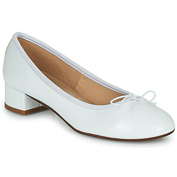 jb martin  reve  women's shoes (pumps / ballerinas) in white