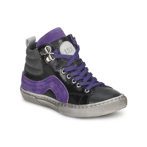 Shoes Boy Hi top trainers Little Mary OPTIMAL Black / Purple