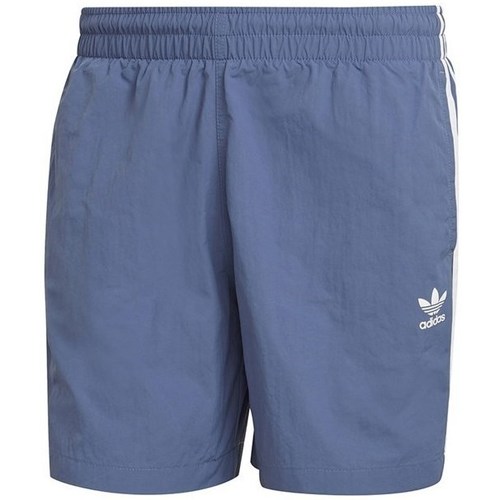 Clothing Men Cropped trousers adidas Originals 3STRIPE Swims Blue